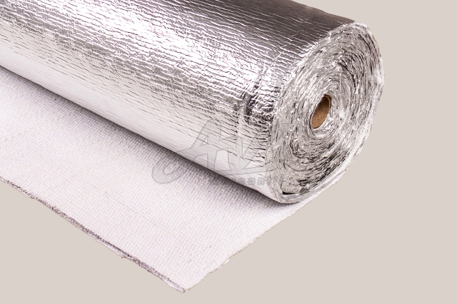 Tecido de fibra cerâmica aluminizado