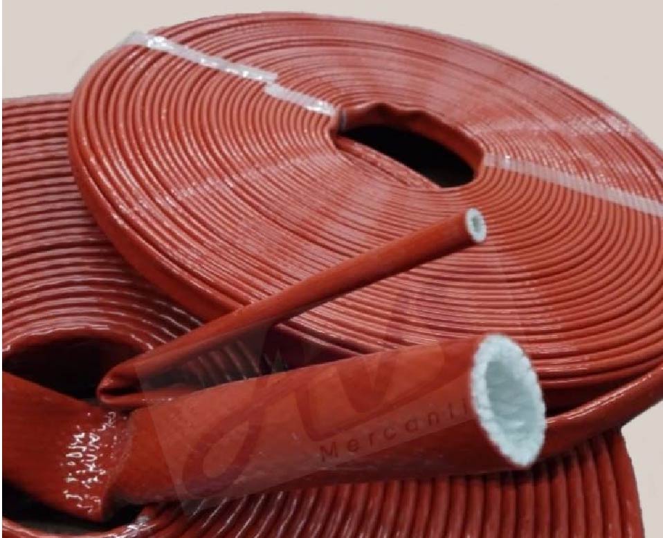 Foto produto: Espaguete Térmico em Fibra de Vidro Siliconada - AVS Mercantil